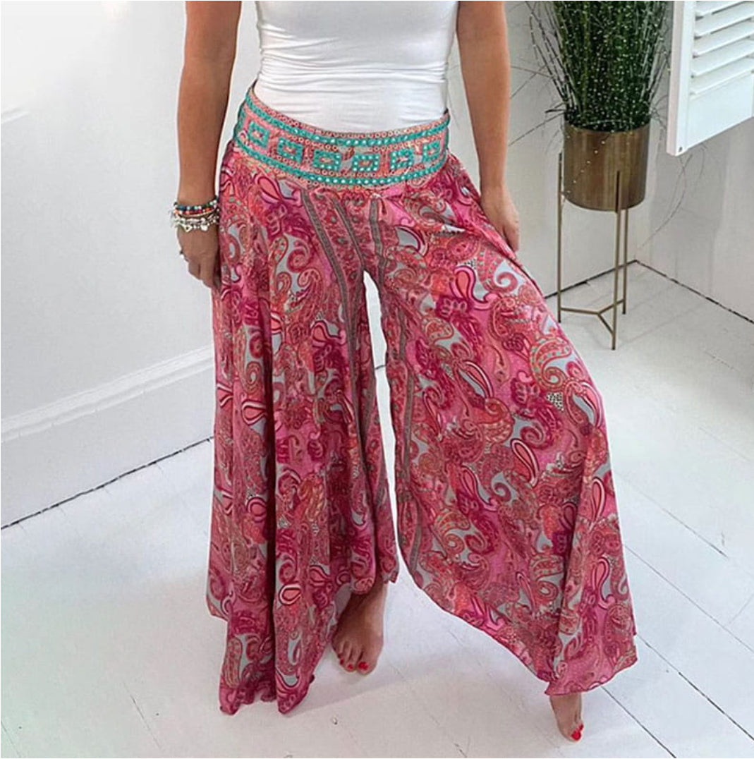 Ariela | Boho Flowy Pants 
