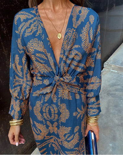 Pierai Dress – Show off your style with autumnal elegance 