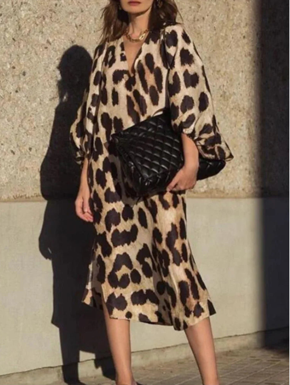 Lisa™ | Leopard Print Dress 