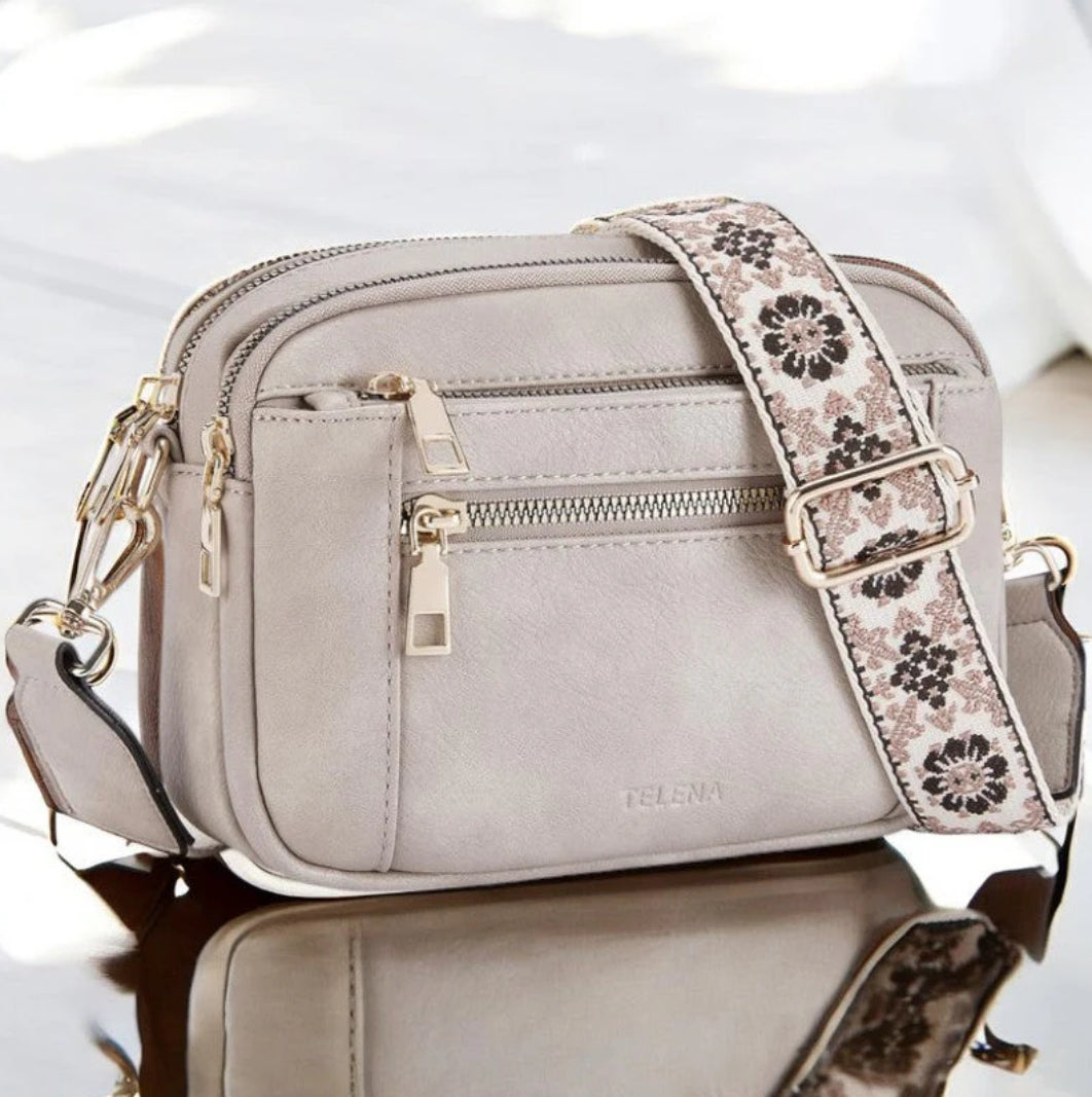 Camille - Refined Leather Shoulder Bag