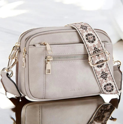 Camille - Refined Leather Shoulder Bag