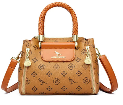 Sage - Large capacity designer handbag in vegan leather