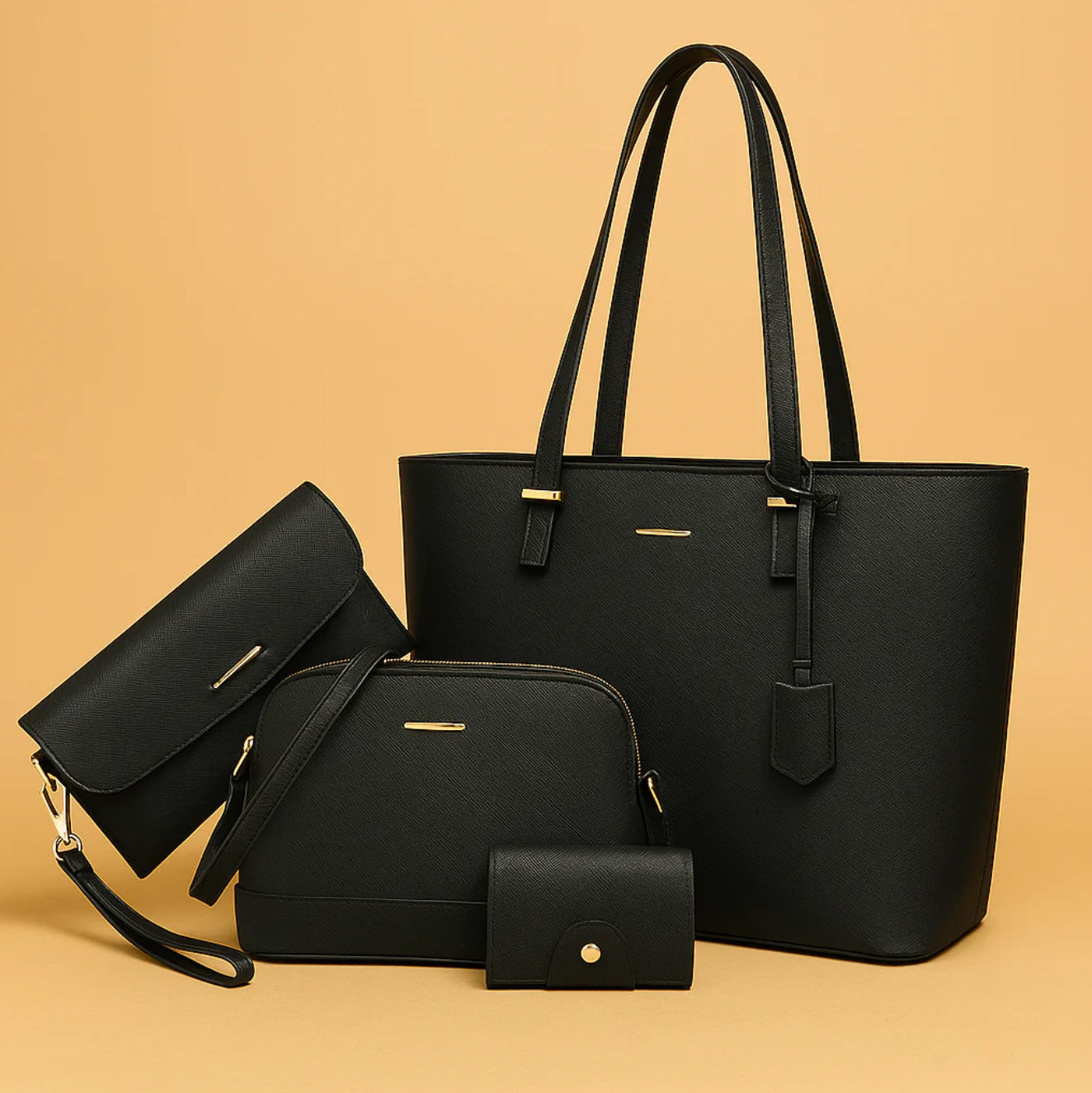 Ashby - Versatile Set of 3 Leather Handbags