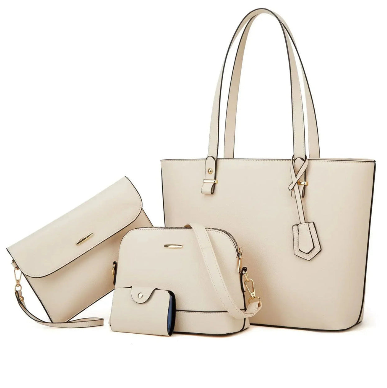 Ashby - Versatile Set of 3 Leather Handbags