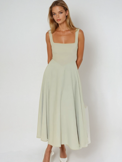 Trinity | Elegant Sleeveless A-Line Midi Dress