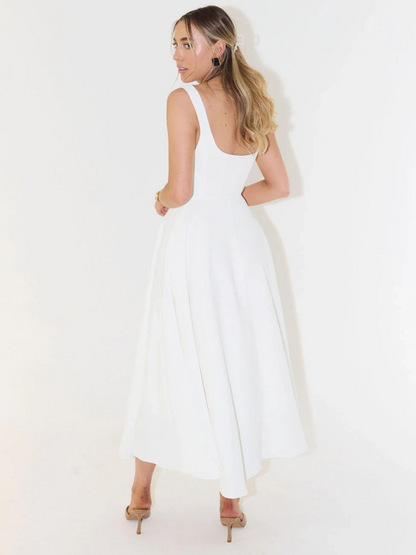 Trinity | Elegant Sleeveless A-Line Midi Dress