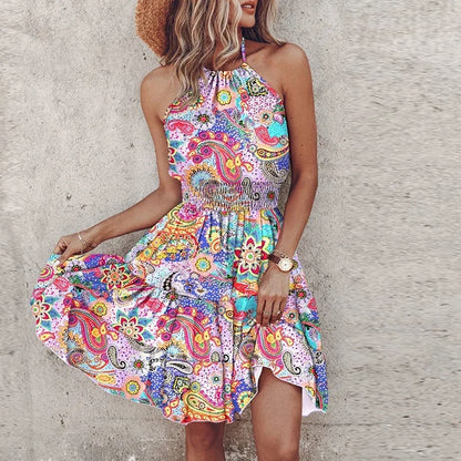Adrianna™ - PRINTED MINI DRESS WITH ELEGANT DESIGN
