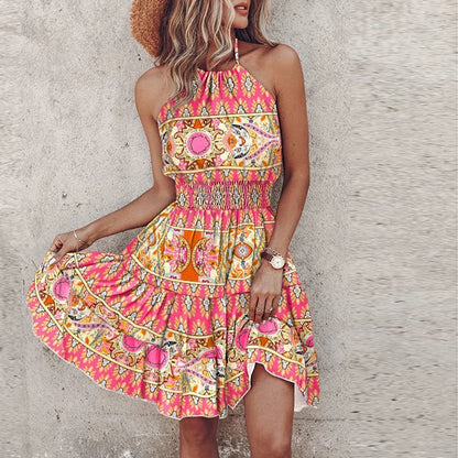 Adrianna™ - PRINTED MINI DRESS WITH ELEGANT DESIGN