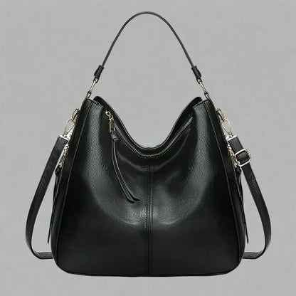 Cecile - Stylish Leather Tote Bag 