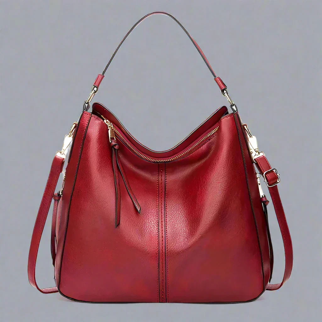 Cecile - Stylish Leather Tote Bag 