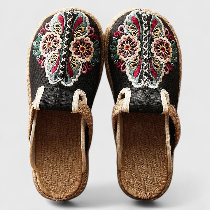 Marousse™ | Handmade and Super Comfortable Floral Mules