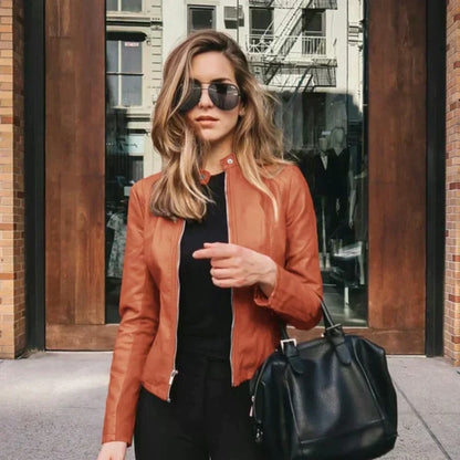 Sophia™ | Italian Leather Jacket