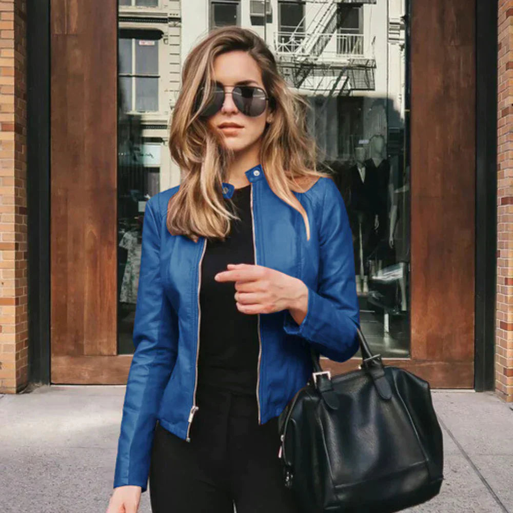Sophia™ | Italian Leather Jacket