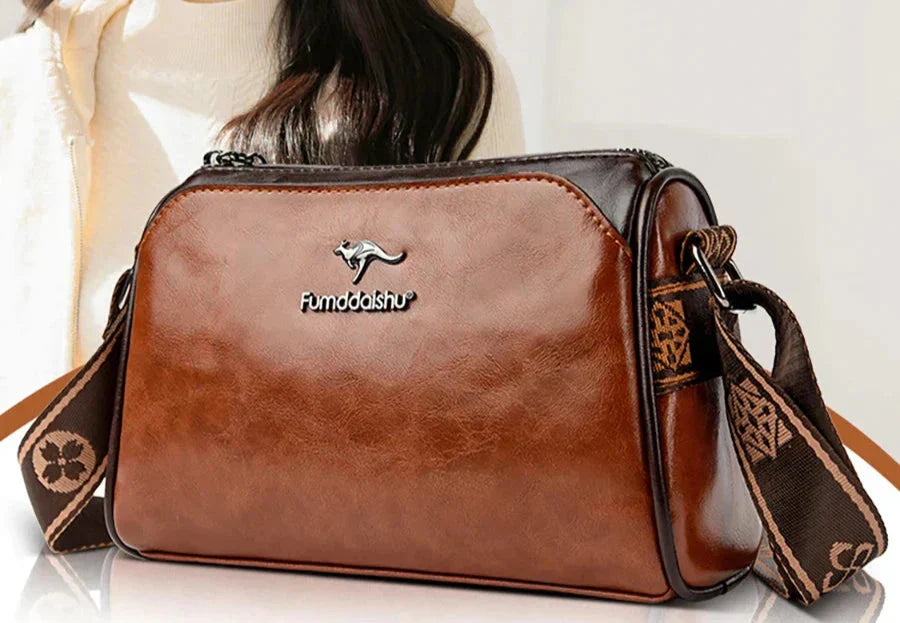 Retro Leather Handbag for Women 