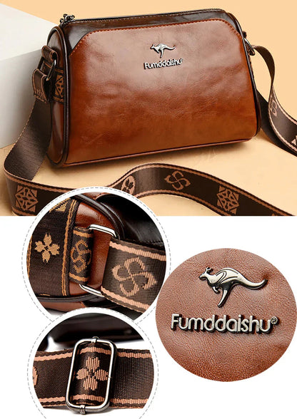 Retro Leather Handbag for Women 