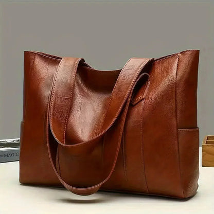 Ava - Genuine Leather Shoulder Bag with Timeless Style
