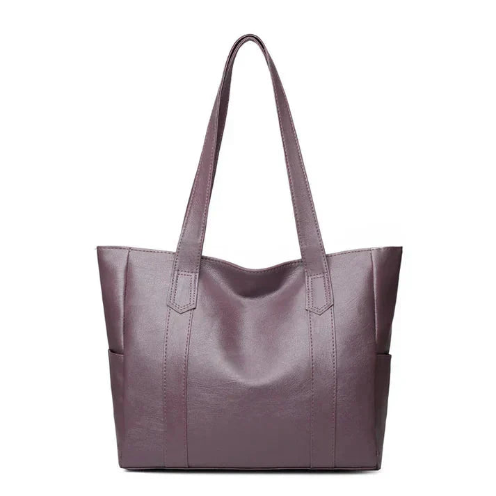 Ava - Genuine Leather Shoulder Bag with Timeless Style