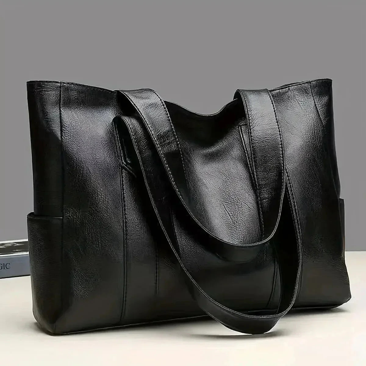 Ava - Genuine Leather Shoulder Bag with Timeless Style