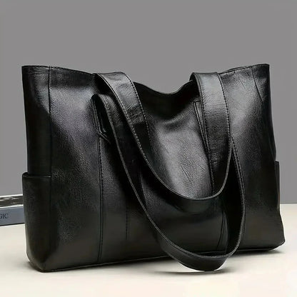 Ava - Genuine Leather Shoulder Bag with Timeless Style