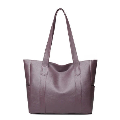 Ava - Genuine Leather Shoulder Bag with Timeless Style