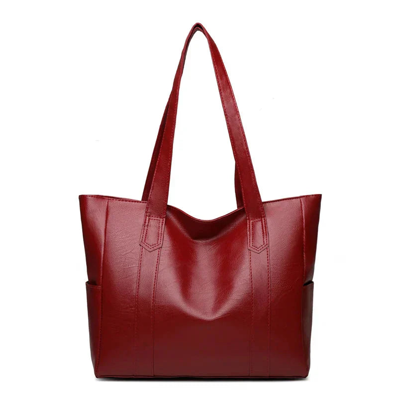 Ava - Genuine Leather Shoulder Bag with Timeless Style
