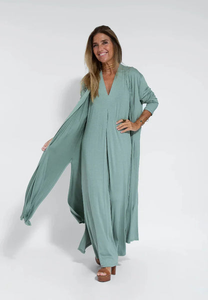 Ayania - Fitted dress with vest